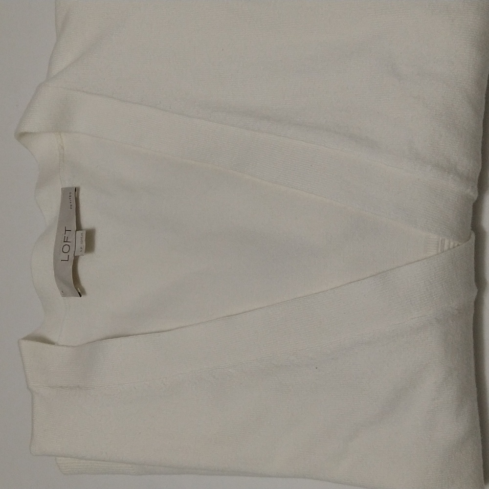 Cardigan One Button Sweater Flare Bottom 3/4 Sleeves Size LP #W-842 - Picture 14 of 14